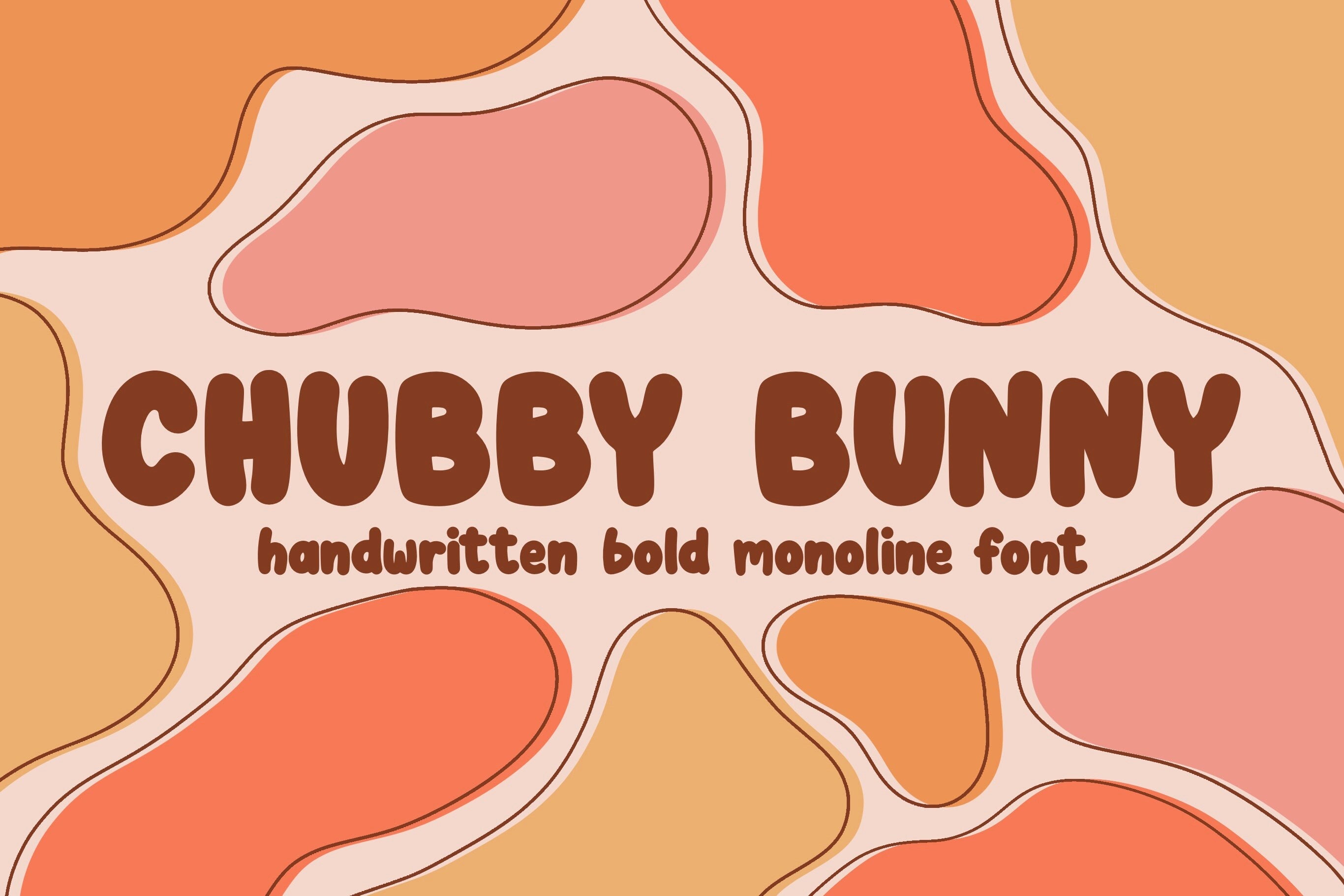 Chubby Bunny Hand Drawn Font – The Creative Bix