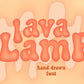 Lava Lamp Hand Drawn Font