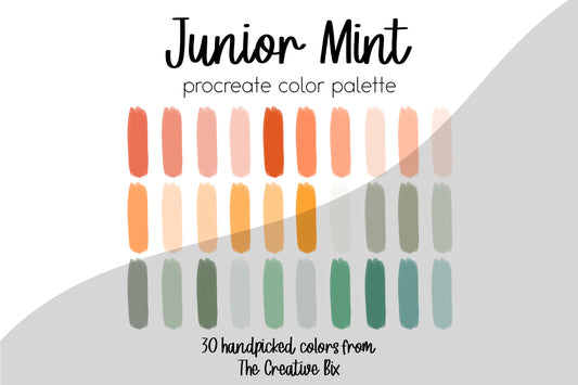 Junior Mint Procreate Palette